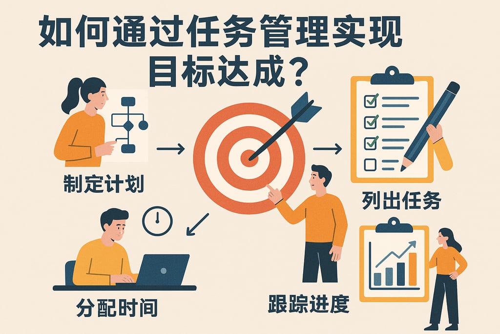 如何通过任务管理实现目标达成？