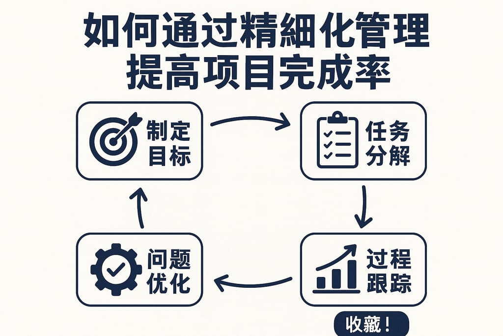 如何通过精细化管理提高项目完成率，收藏！