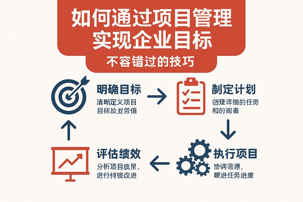 如何通过项目管理实现企业目标，不容错过的技巧