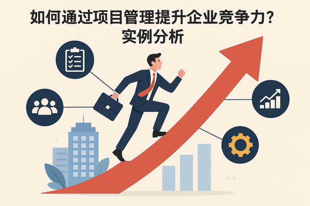 如何通过项目管理提升企业竞争力？实例分析