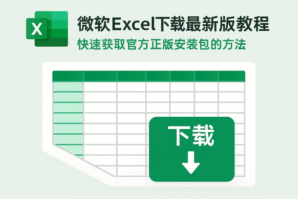 微软Excel下载最新版教程，快速获取官方正版安装包的方法