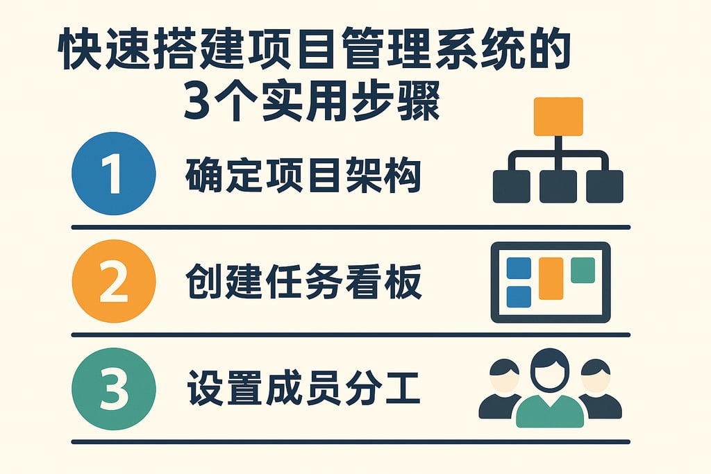 快速搭建项目管理系统的3个实用步骤