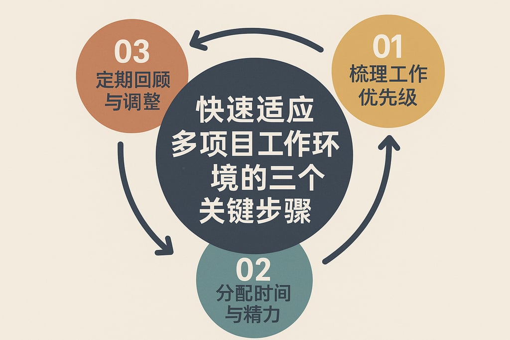 快速适应多项目工作环境的三个关键步骤