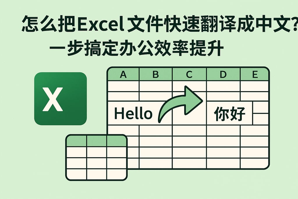 怎么把Excel文件快速翻译成中文？一步搞定办公效率提升