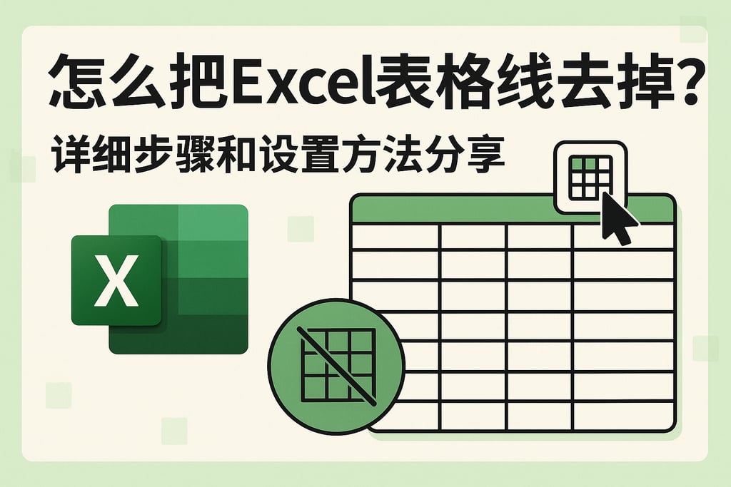 怎么把Excel表格线去掉？详细步骤和设置方法分享