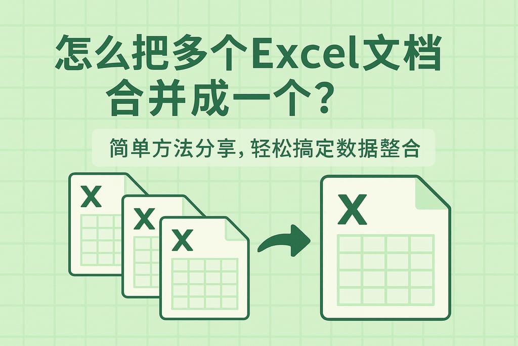 怎么把多个Excel文档合并成一个？简单方法分享，轻松搞定数据整合
