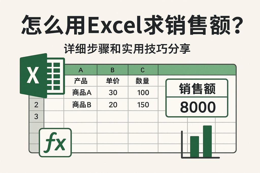 怎么用Excel求销售额？详细步骤和实用技巧分享