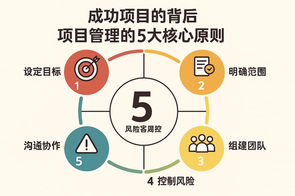 成功项目的背后，项目管理的5大核心原则