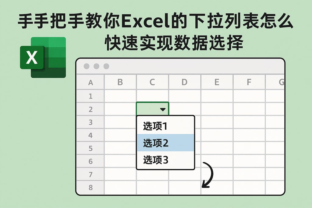 手把手教你excel的下拉列表怎么设置，快速实现数据选择