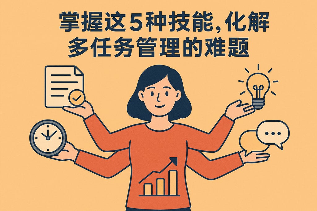 掌握这5种技能，化解多任务管理的难题