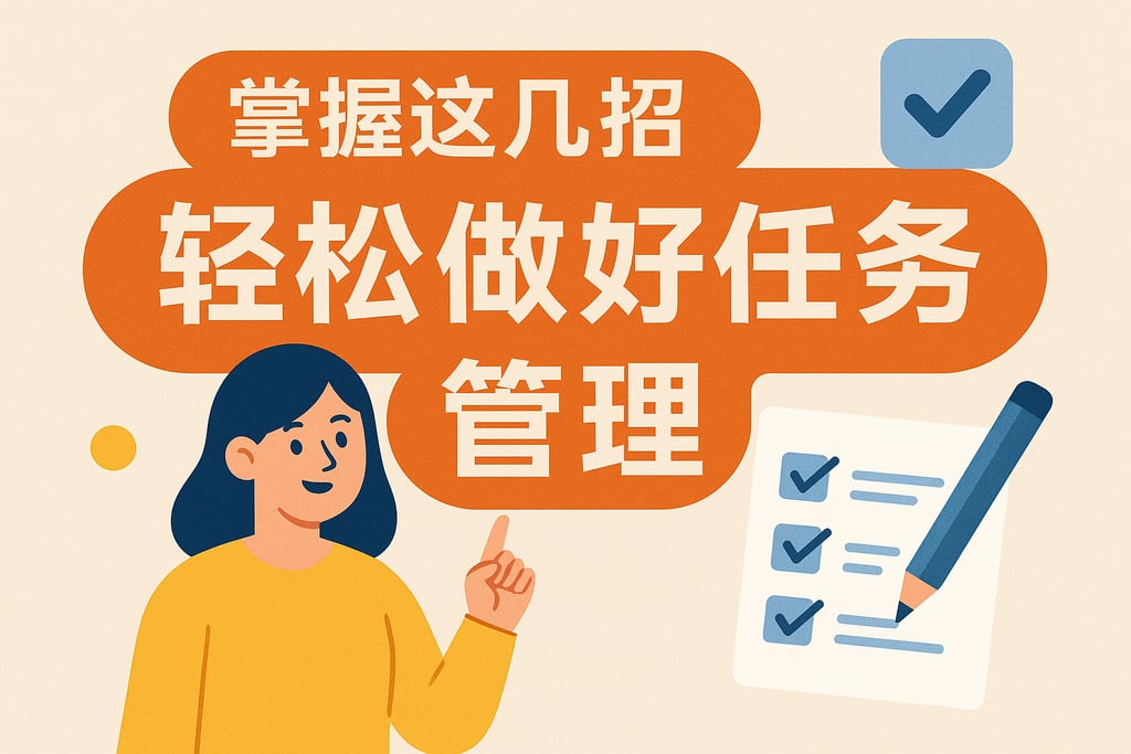 掌握这几招，轻松做好任务管理