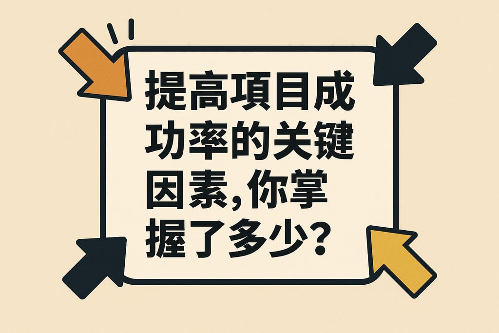 提高项目成功率的关键因素，你掌握了多少？