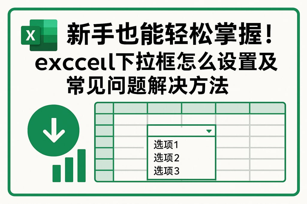 新手也能轻松掌握！excel下拉框怎么设置及常见问题解决方法