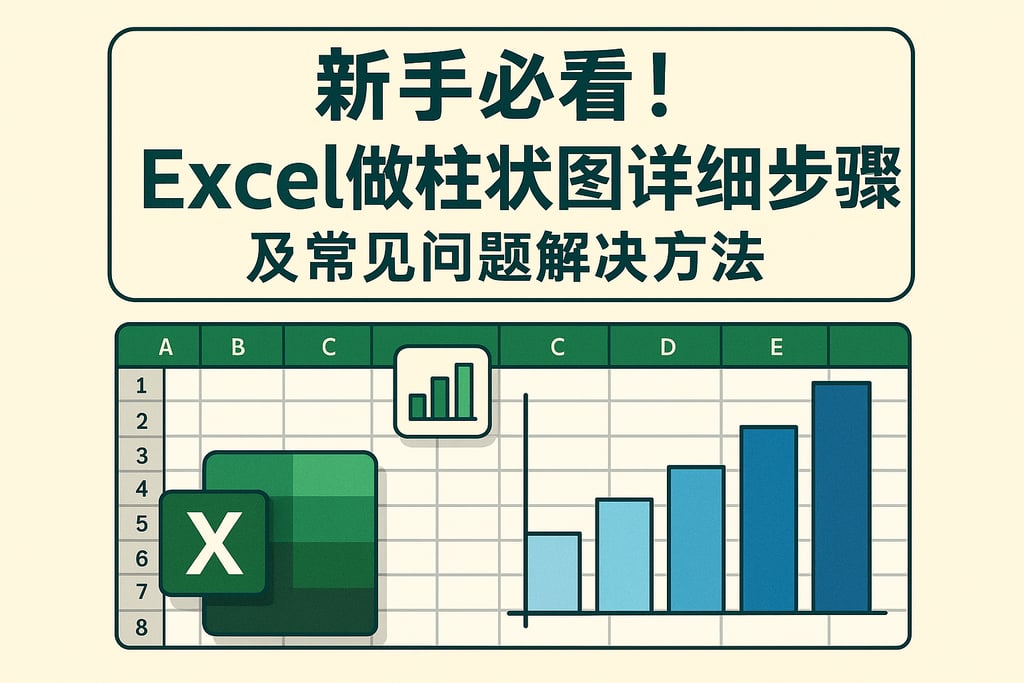 新手必看！excel做柱状图详细步骤及常见问题解决方法