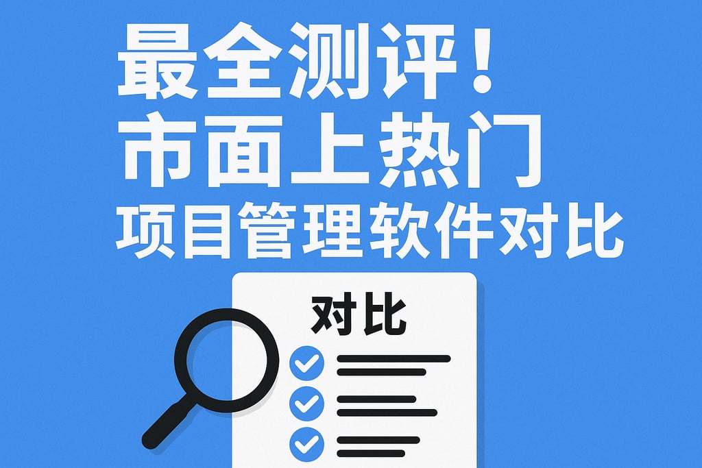 最全测评！市面上热门项目管理软件对比