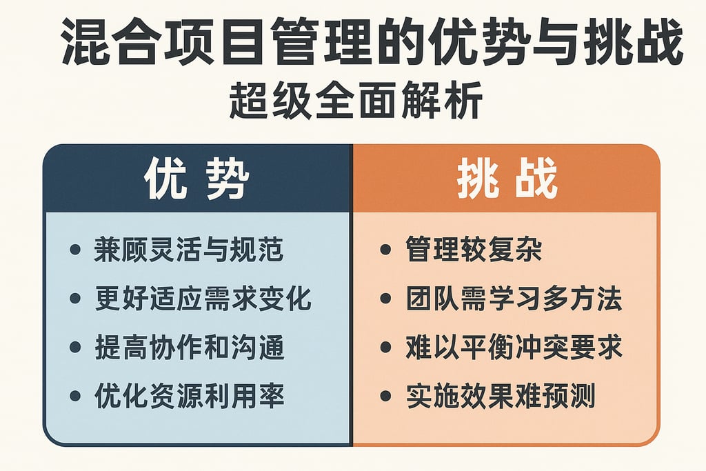 混合项目管理的优势与挑战，超级全面解析