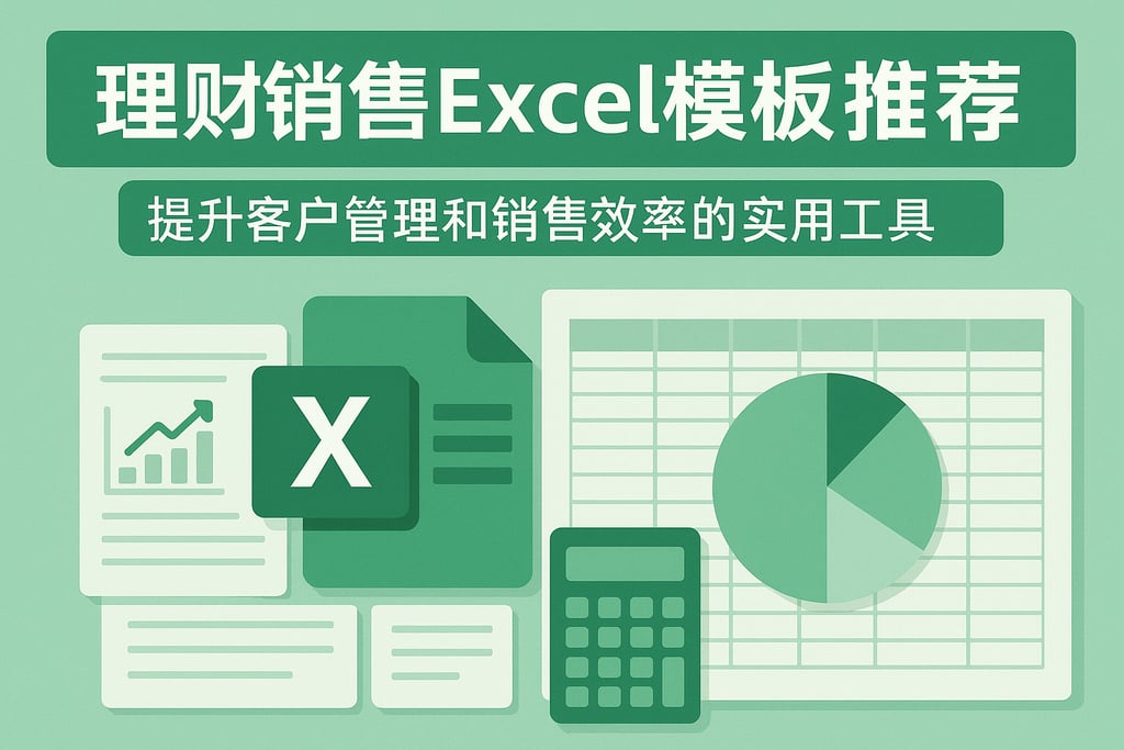 理财销售Excel模板推荐：提升客户管理和销售效率的实用工具