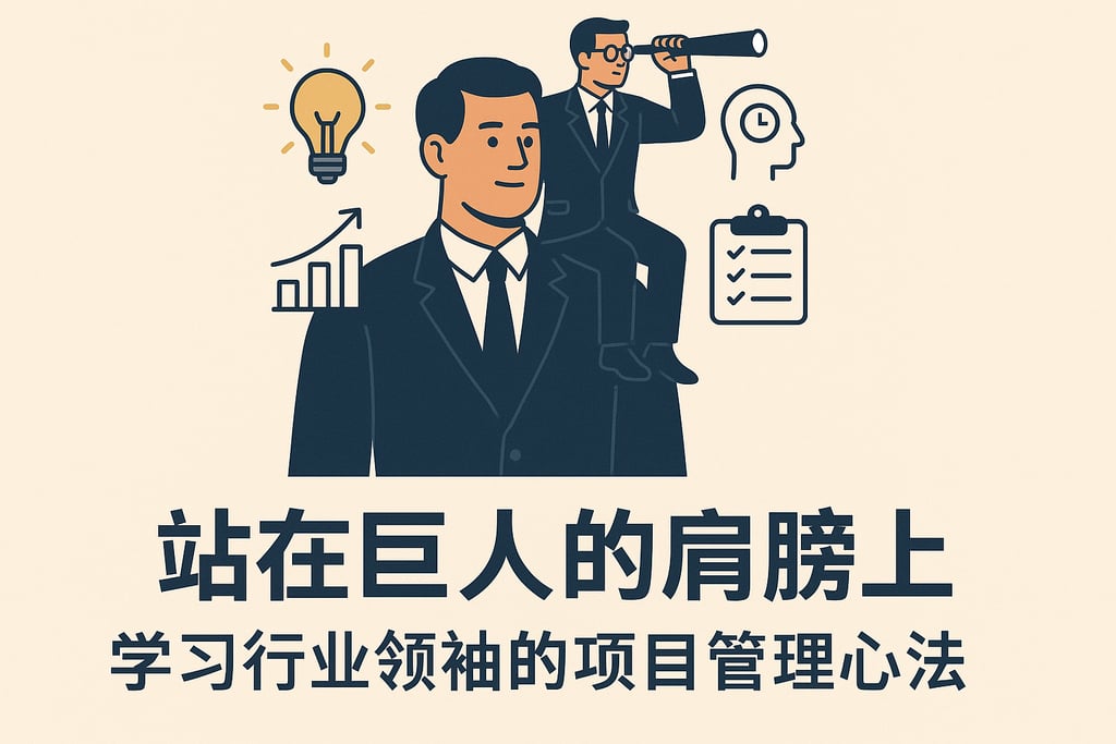 站在巨人的肩膀上，学习行业领袖的项目管理心法