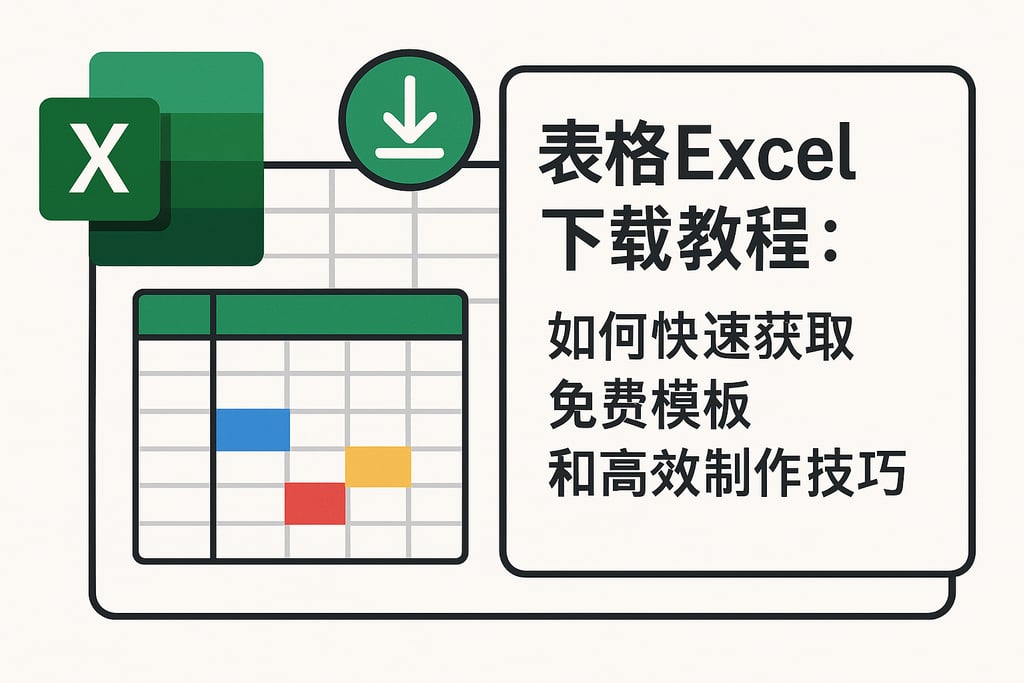 表格excel下载教程：如何快速获取免费模板和高效制作技巧
