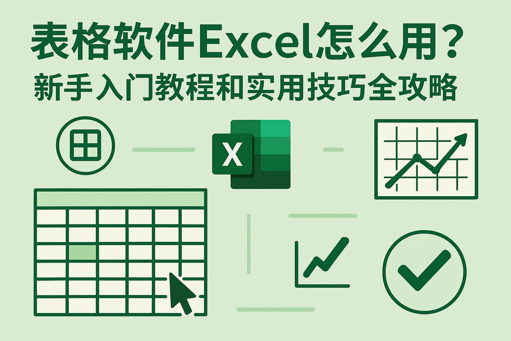 表格软件Excel怎么用？新手入门教程和实用技巧全攻略