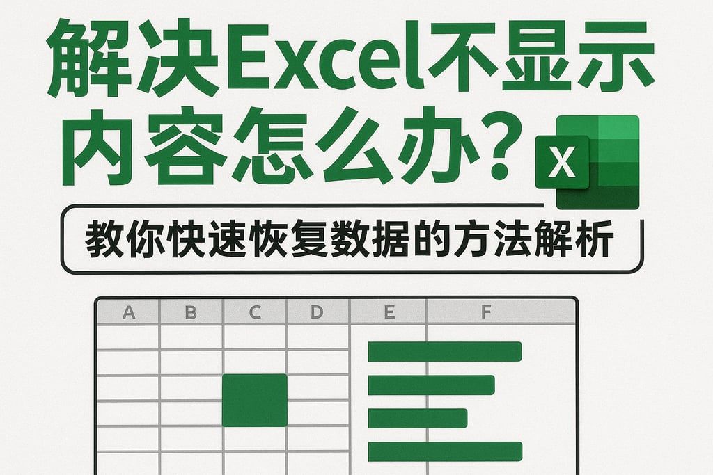 解决excel不显示内容怎么办？教你快速恢复数据的方法解析