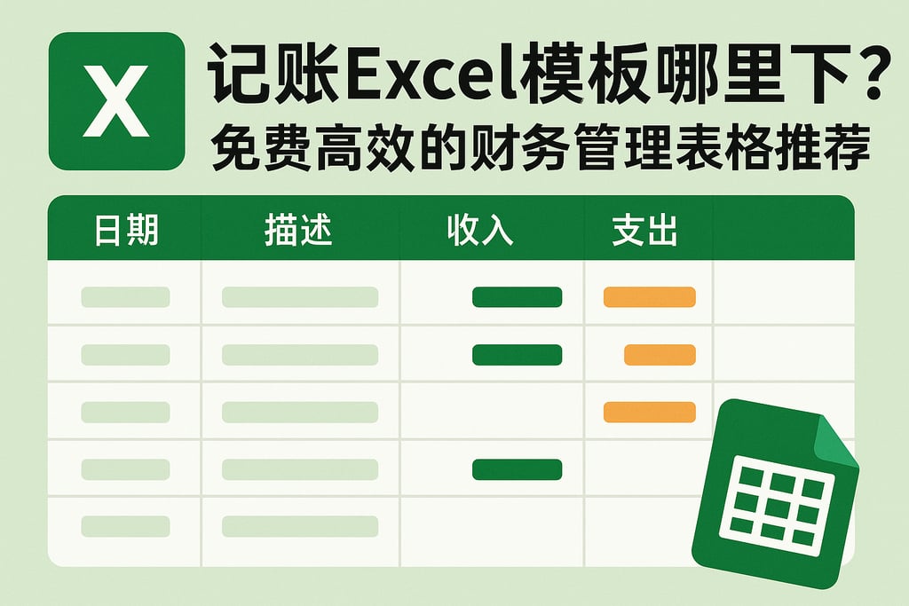 记账excel模板哪里下载？免费高效的财务管理表格推荐