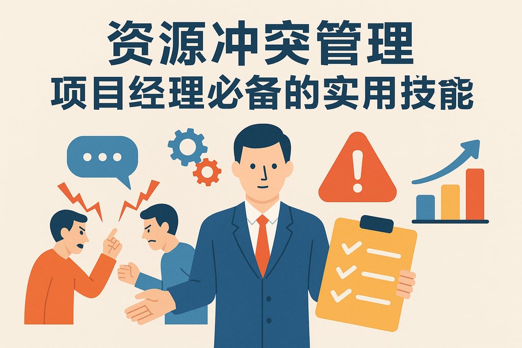 资源冲突管理，项目经理必备的实用技能