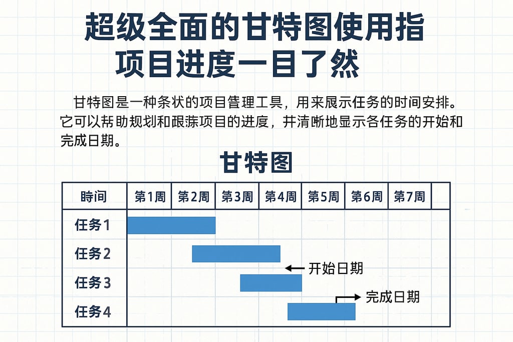 超级全面的甘特图使用指南，项目进度一目了然