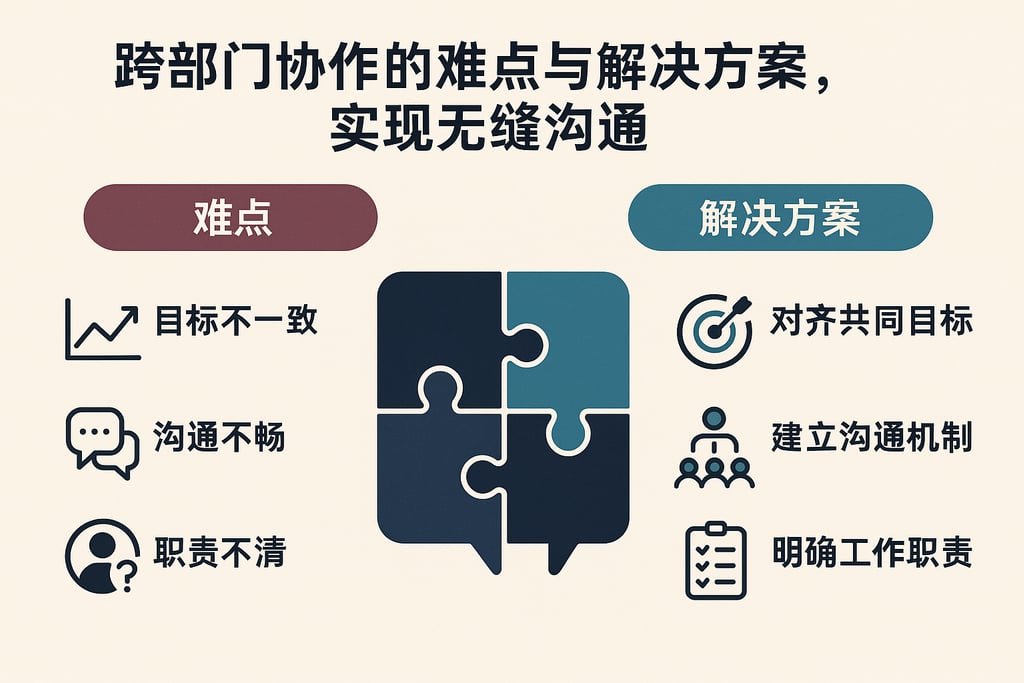 跨部门协作的难点与解决方案，实现无缝沟通