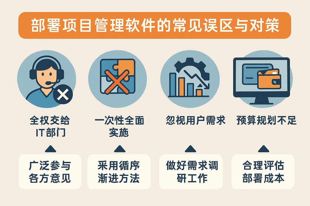 部署项目管理软件的常见误区与对策