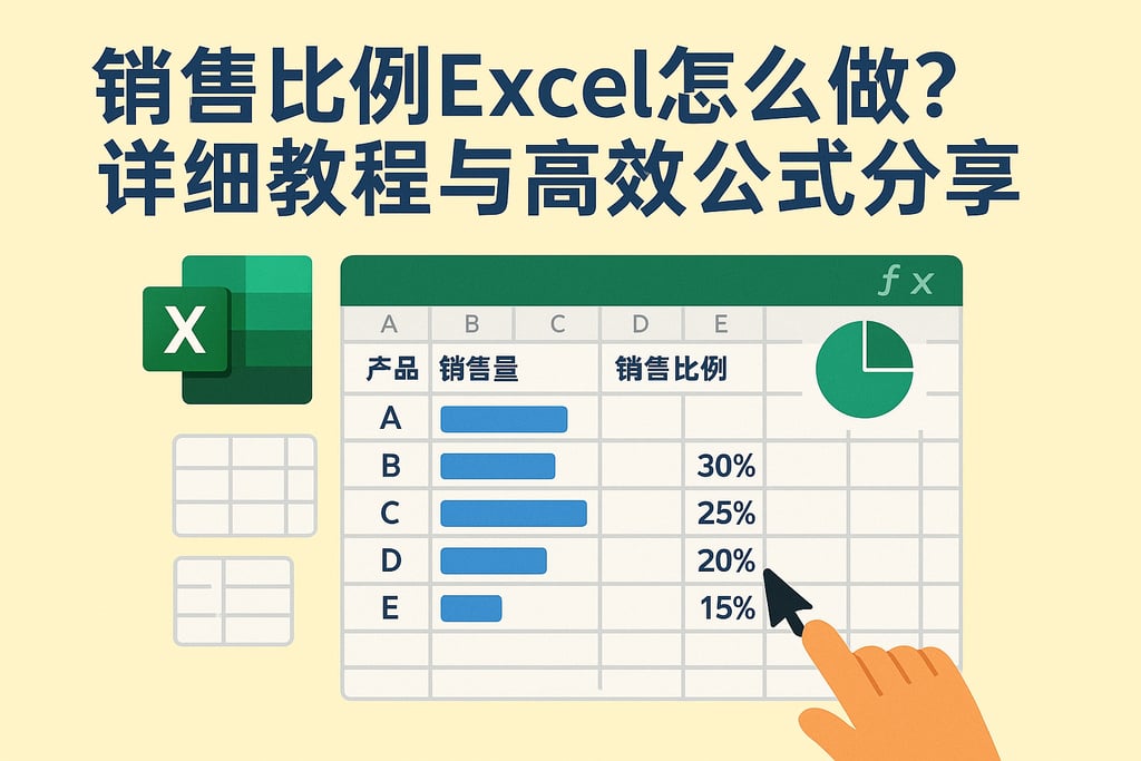 销售比例excel怎么做？详细教程与高效公式分享