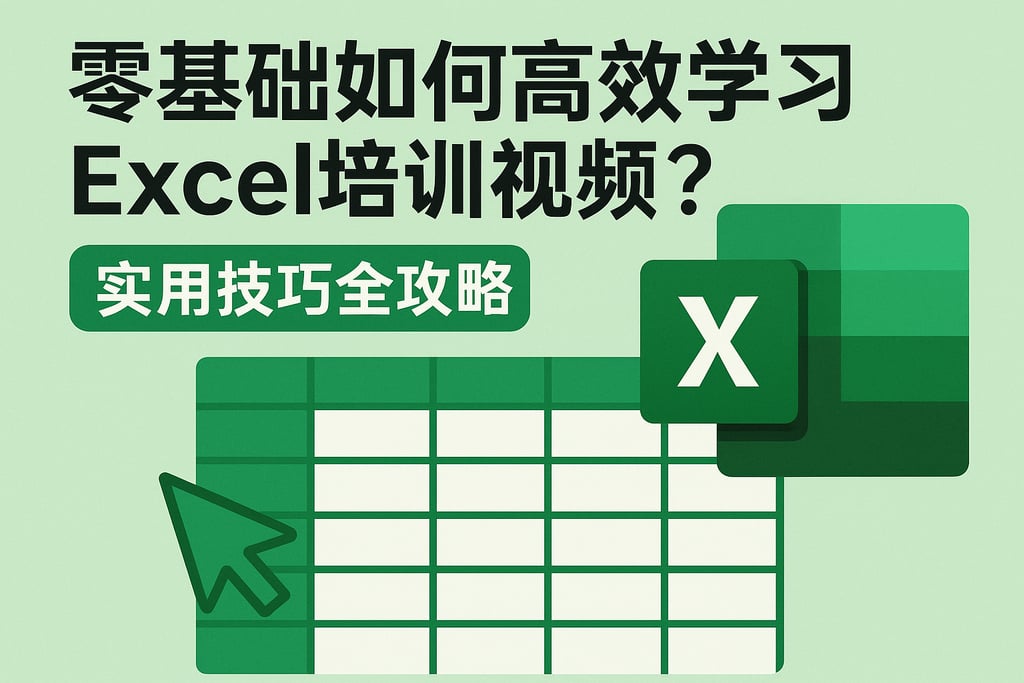零基础如何高效学习excel培训视频？实用技巧全攻略