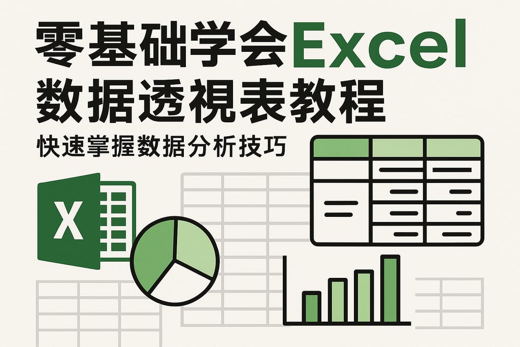 零基础学会excel数据透视表教程，快速掌握数据分析技巧