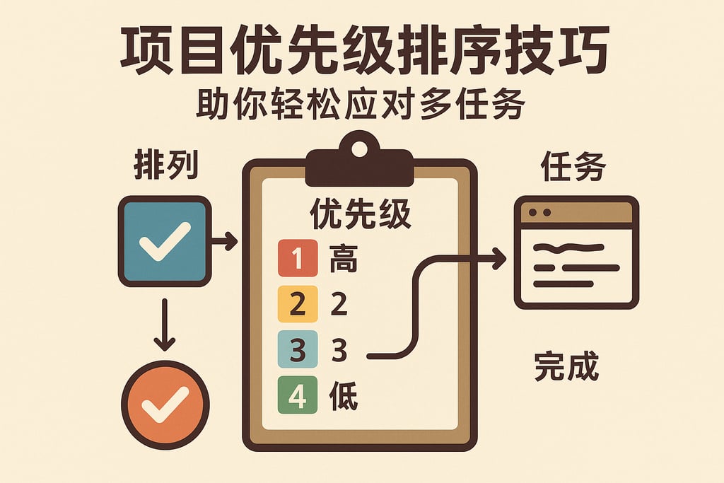 项目优先级排序技巧，助你轻松应对多任务