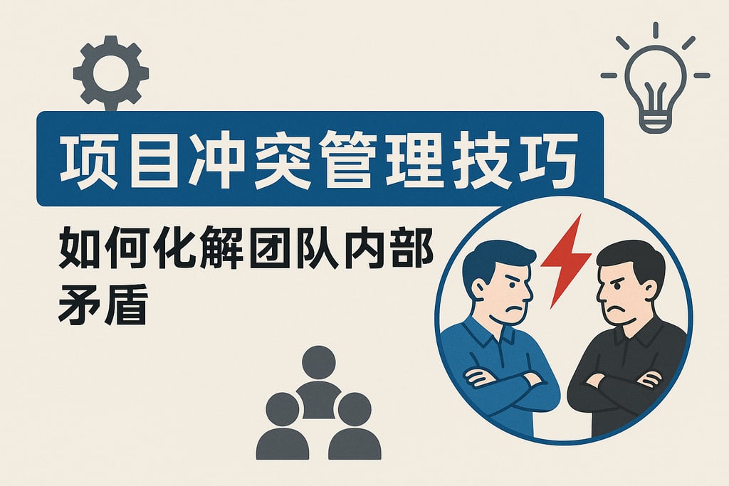 项目冲突管理技巧：如何化解团队内部矛盾