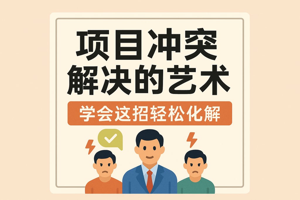 项目冲突解决的艺术，学会这招轻松化解