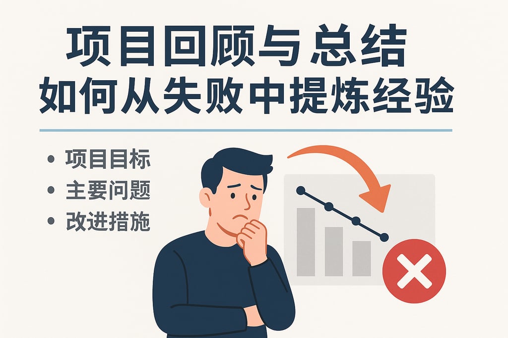 项目回顾与总结，如何从失败中提炼经验