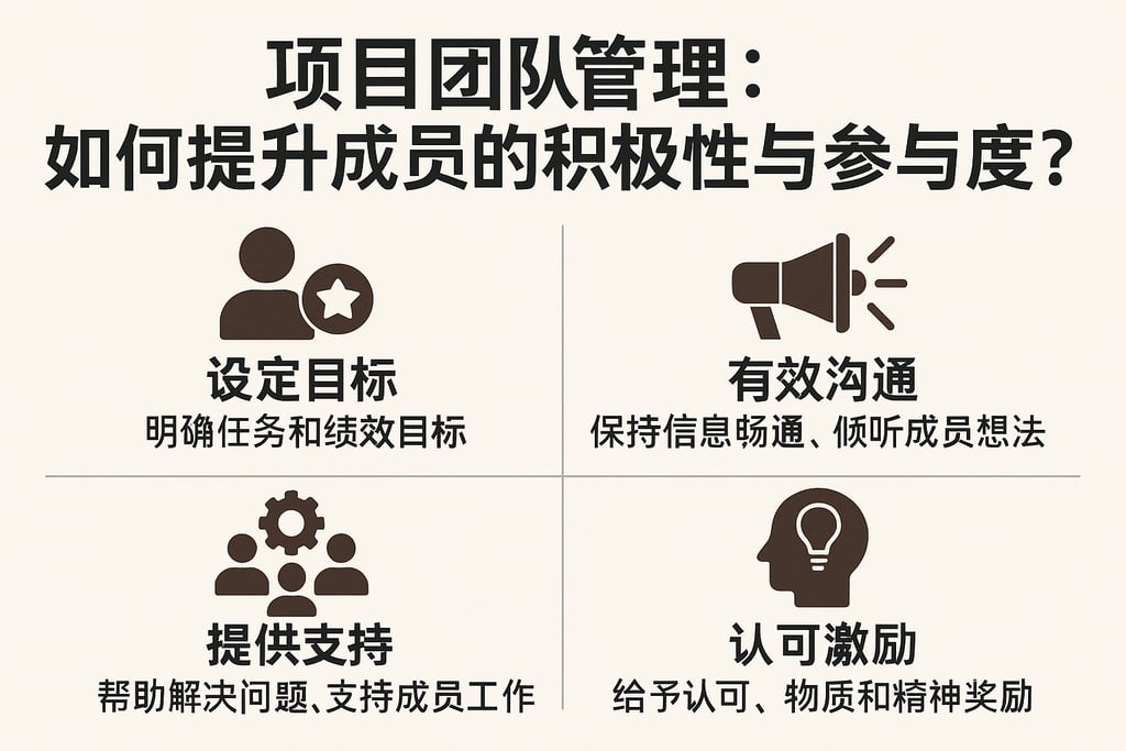 项目团队管理：如何提升成员的积极性与参与度？