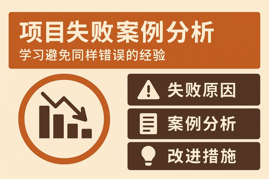 项目失败案例分析，学习避免同样错误的经验