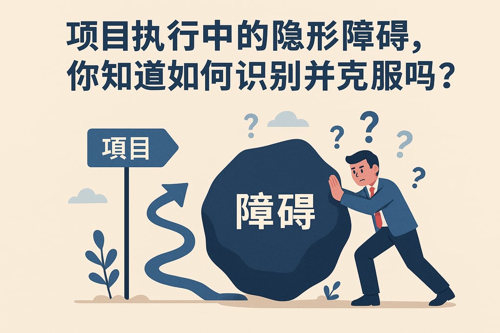 项目执行中的隐形障碍，你知道如何识别并克服吗？
