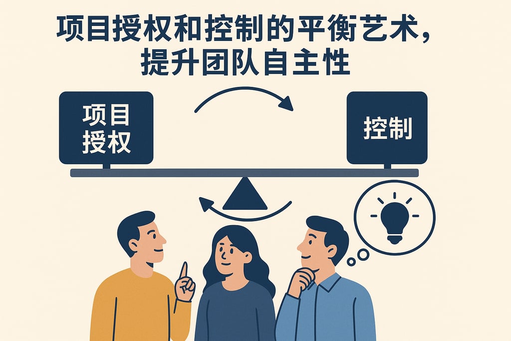 项目授权和控制的平衡艺术，提升团队自主性