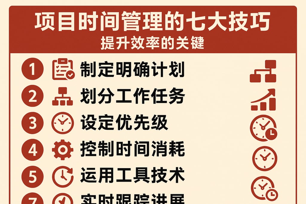 项目时间管理的七大技巧，提升效率的关键