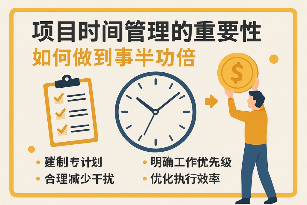 项目时间管理的重要性，如何做到事半功倍
