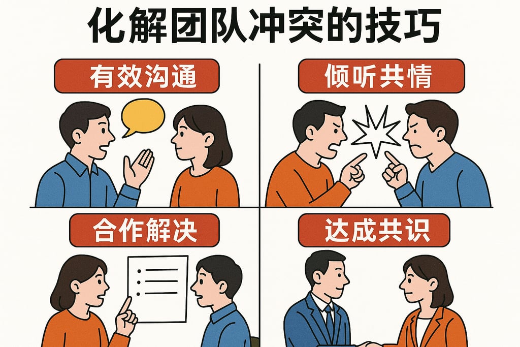 项目沟通的艺术，化解团队冲突的技巧