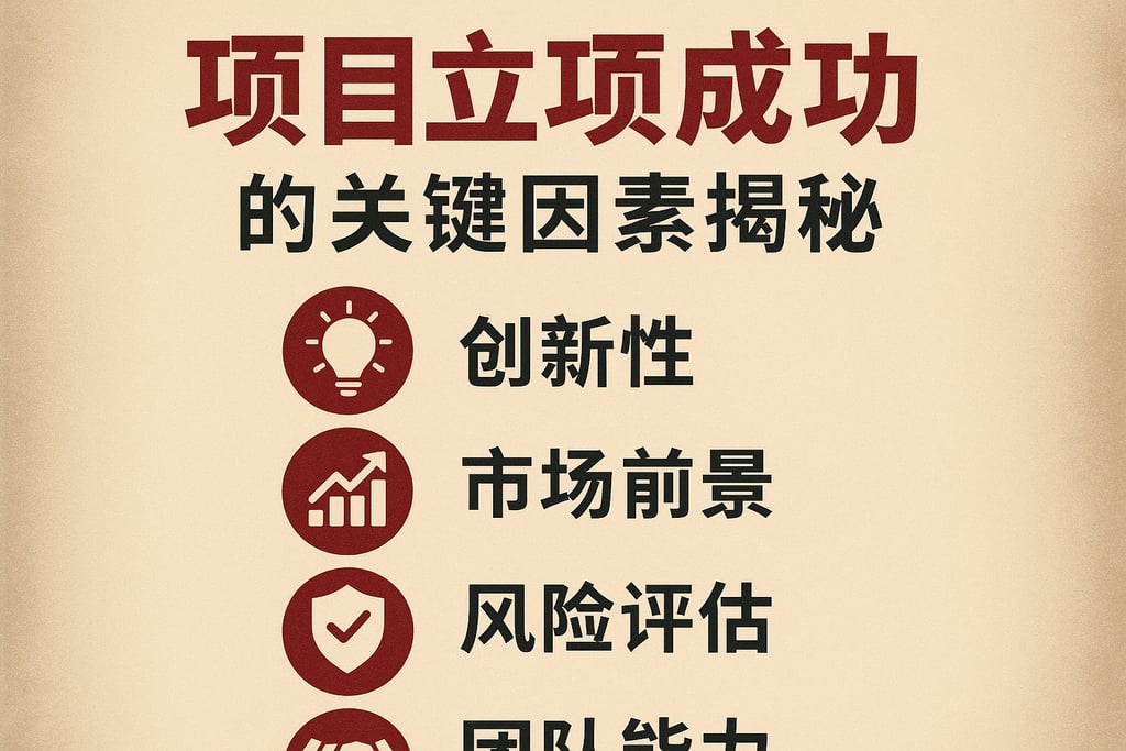 项目立项成功的关键因素揭秘