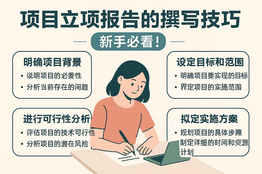 项目立项报告的撰写技巧，新手必看！
