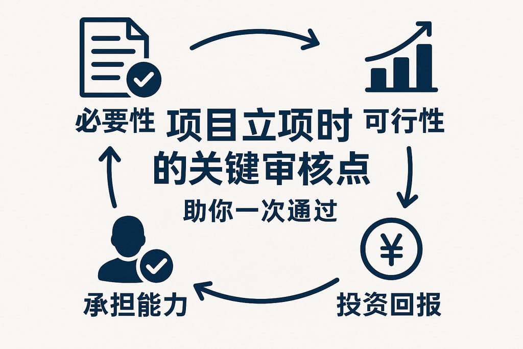 项目立项时的关键审核点，助你一次通过
