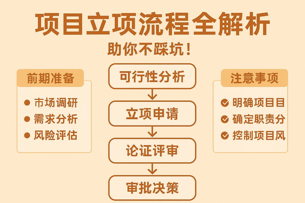 项目立项流程全解析，助你不踩坑！