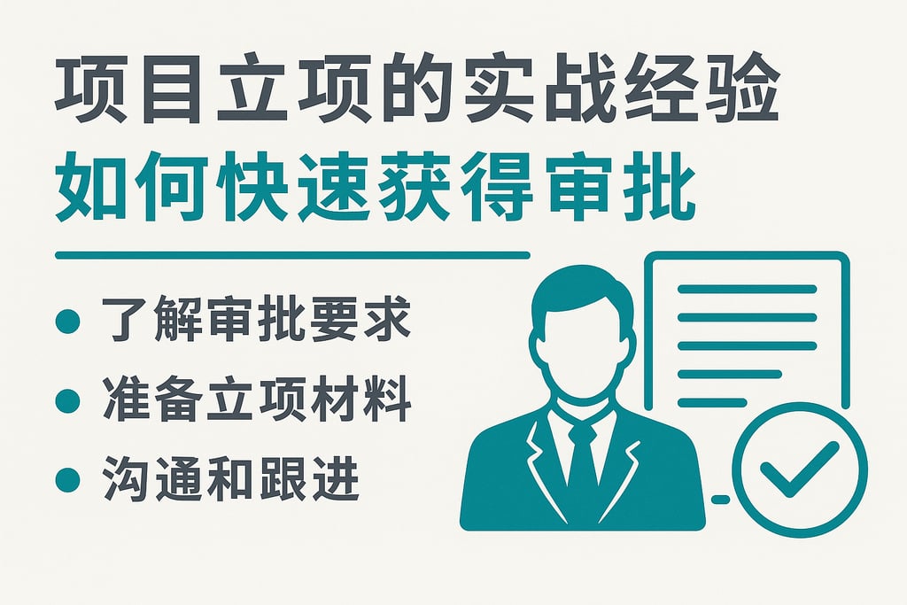项目立项的实战经验，如何快速获得审批