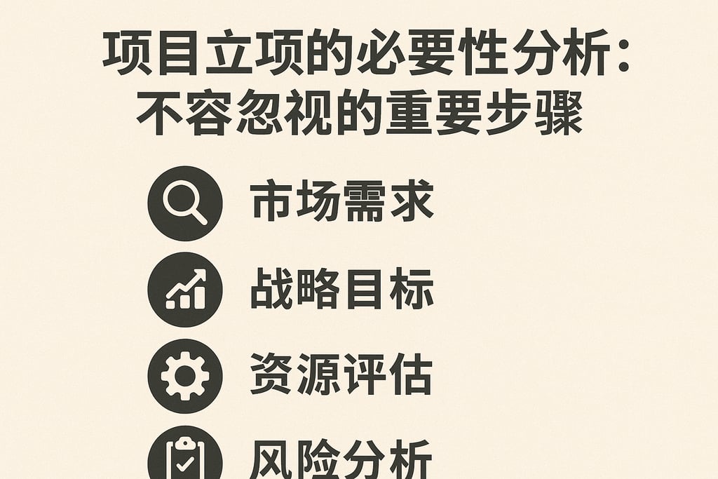项目立项的必要性分析：不容忽视的重要步骤